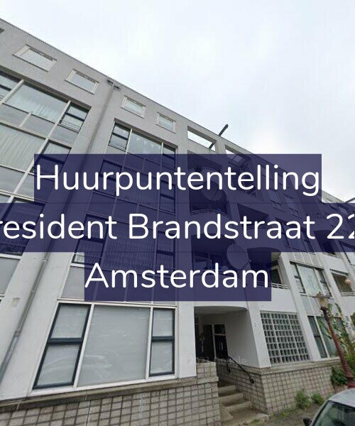 Foto gevel Huurpuntentelling voor President Brandstraat 228, Amsterdam