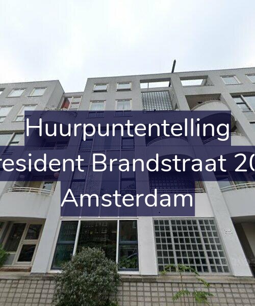 Foto gevel Huurpuntentelling voor President Brandstraat 204, Amsterdam