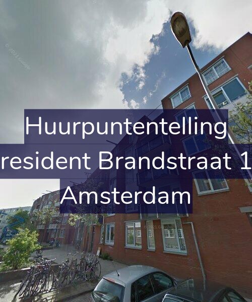 Foto gevel Huurpuntentelling voor President Brandstraat 18, Amsterdam