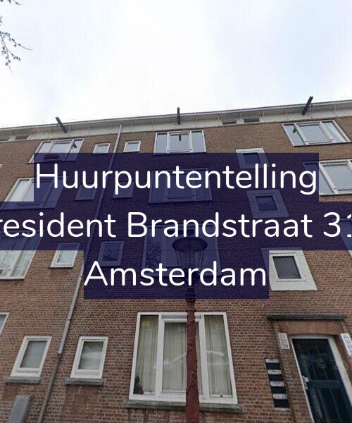 Foto gevel Huurpuntentelling voor President Brandstraat 310, Amsterdam