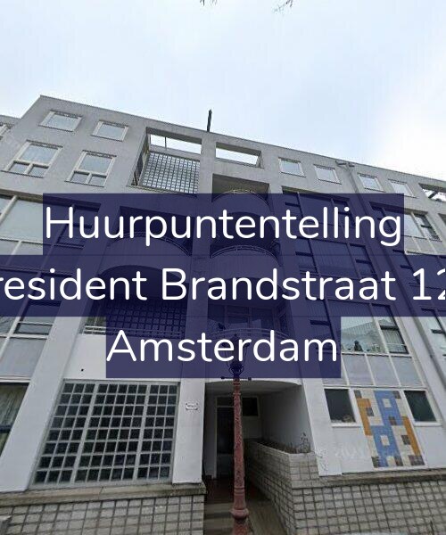 Foto gevel Huurpuntentelling voor President Brandstraat 120, Amsterdam