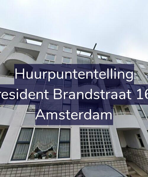 Foto gevel Huurpuntentelling voor President Brandstraat 164, Amsterdam
