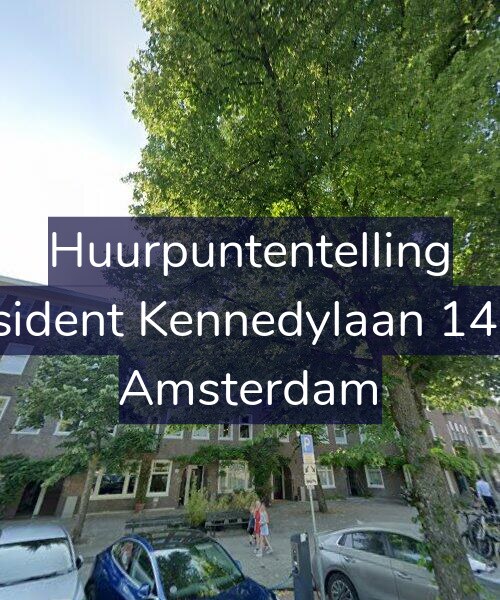Foto gevel Huurpuntentelling voor President Kennedylaan 146-H, Amsterdam