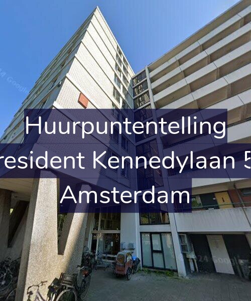 Foto gevel Huurpuntentelling voor President Kennedylaan 59, Amsterdam