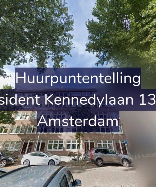 Foto gevel Huurpuntentelling voor President Kennedylaan 134-1, Amsterdam