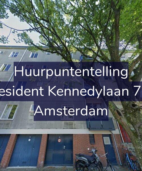 Foto gevel Huurpuntentelling voor President Kennedylaan 749, Amsterdam