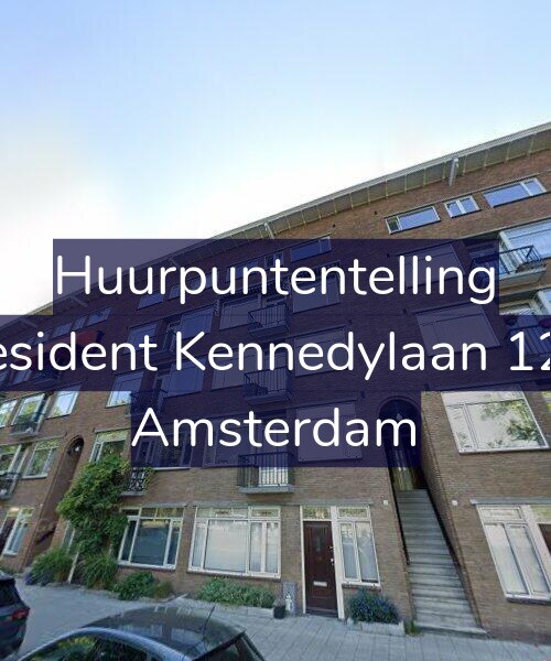 Foto gevel Huurpuntentelling voor President Kennedylaan 12-3, Amsterdam