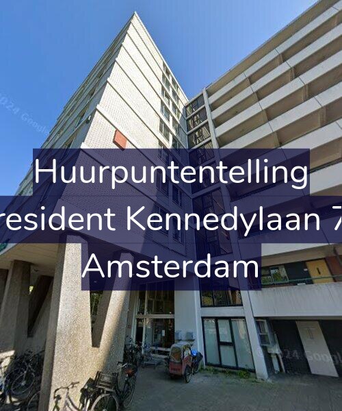 Foto gevel Huurpuntentelling voor President Kennedylaan 77, Amsterdam