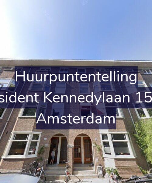 Foto gevel Huurpuntentelling voor President Kennedylaan 158-2, Amsterdam