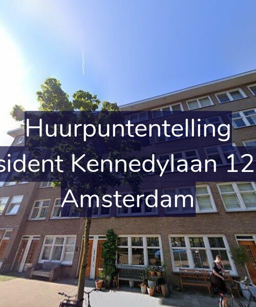 Foto gevel Huurpuntentelling voor President Kennedylaan 124-H, Amsterdam