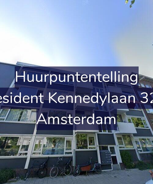Foto gevel Huurpuntentelling voor President Kennedylaan 32-4, Amsterdam