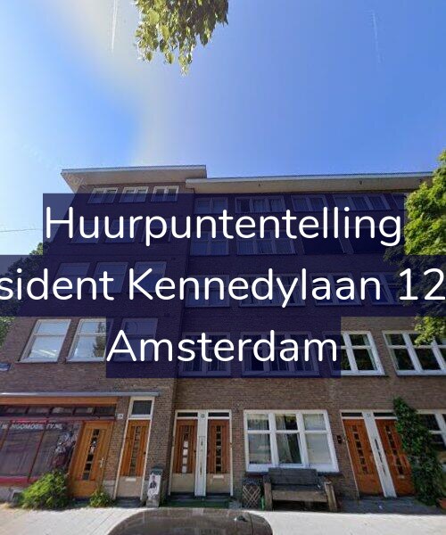 Foto gevel Huurpuntentelling voor President Kennedylaan 126-2, Amsterdam