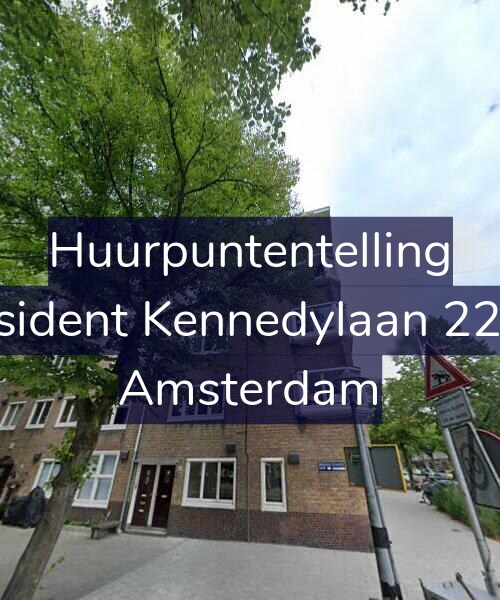 Foto gevel Huurpuntentelling voor President Kennedylaan 220-2, Amsterdam
