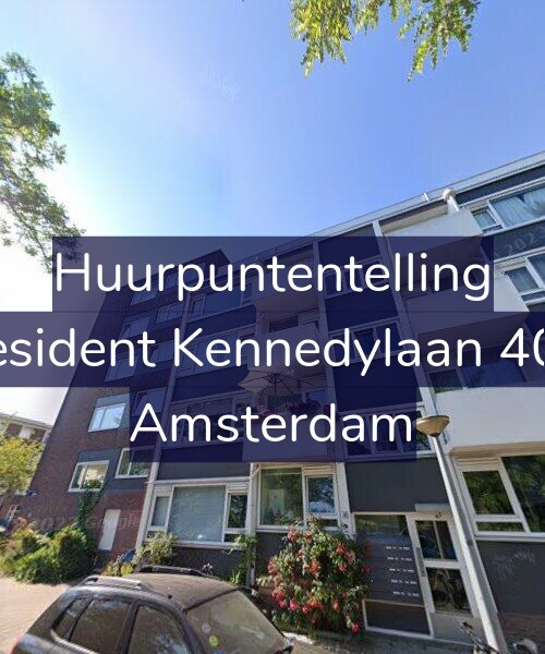 Foto gevel Huurpuntentelling voor President Kennedylaan 40-2, Amsterdam