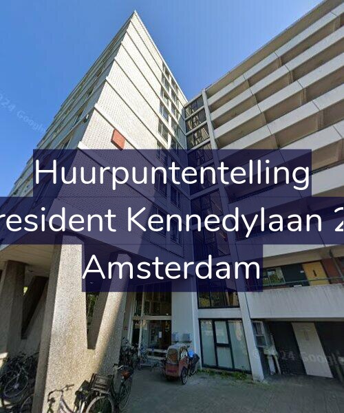 Foto gevel Huurpuntentelling voor President Kennedylaan 23, Amsterdam