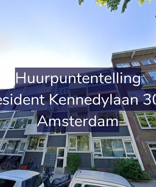Foto gevel Huurpuntentelling voor President Kennedylaan 30-4, Amsterdam