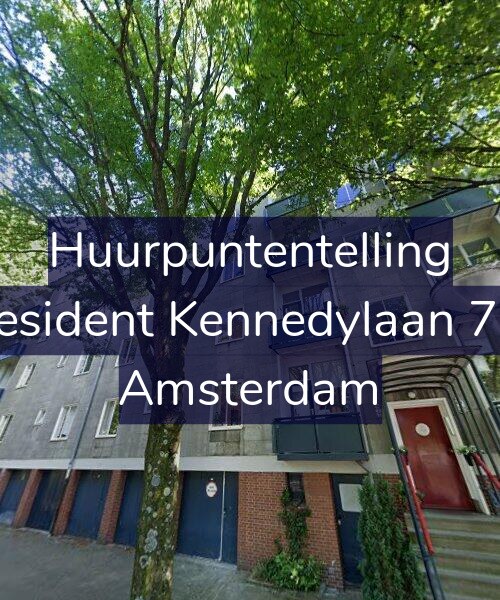 Foto gevel Huurpuntentelling voor President Kennedylaan 727, Amsterdam