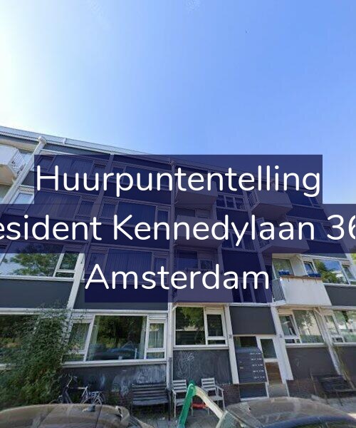 Foto gevel Huurpuntentelling voor President Kennedylaan 36-3, Amsterdam