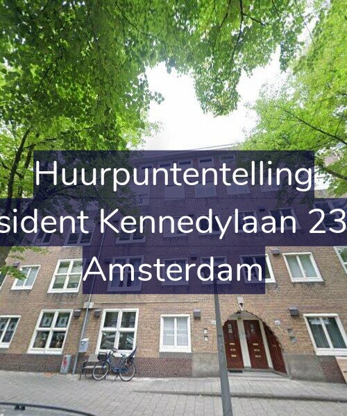 Foto gevel Huurpuntentelling voor President Kennedylaan 232-3, Amsterdam