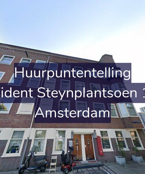 Foto gevel Huurpuntentelling voor President Steynplantsoen 17-2, Amsterdam
