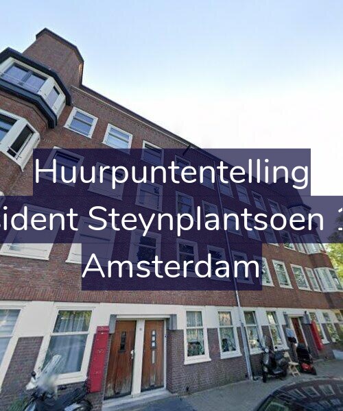 Foto gevel Huurpuntentelling voor President Steynplantsoen 16-1, Amsterdam