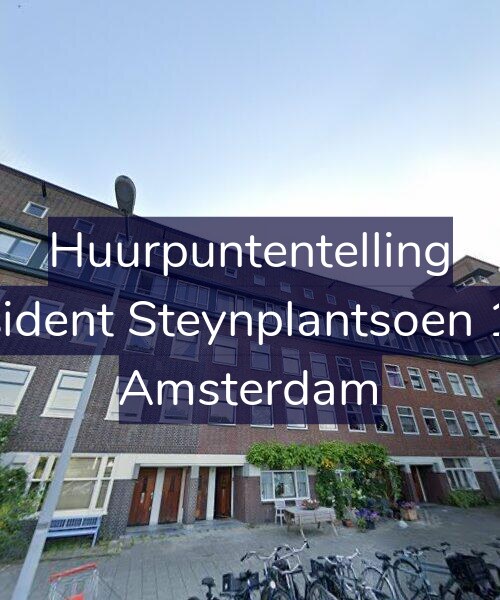 Foto gevel Huurpuntentelling voor President Steynplantsoen 11-2, Amsterdam