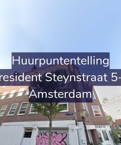 Foto gevel Huurpuntentelling voor President Steynstraat 5-3, Amsterdam