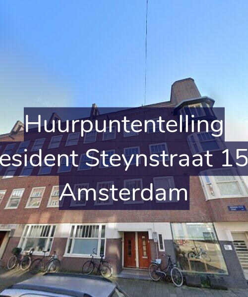 Foto gevel Huurpuntentelling voor President Steynstraat 15-3, Amsterdam
