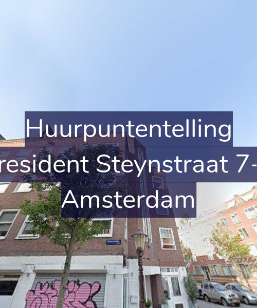 Foto gevel Huurpuntentelling voor President Steynstraat 7-3, Amsterdam