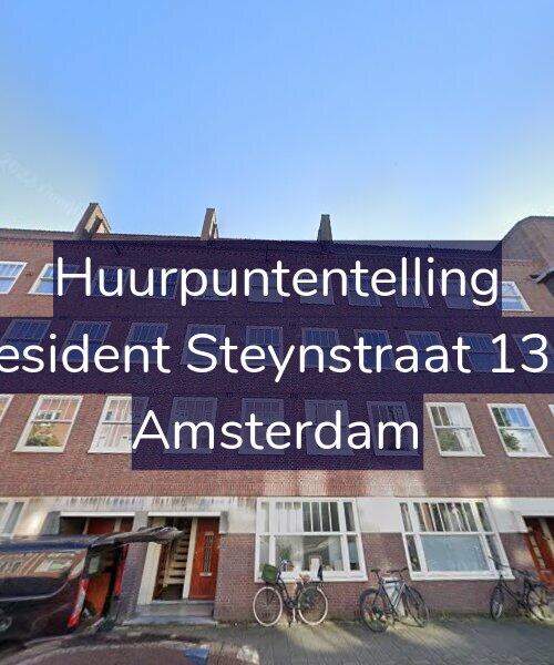 Foto gevel Huurpuntentelling voor President Steynstraat 13-H, Amsterdam