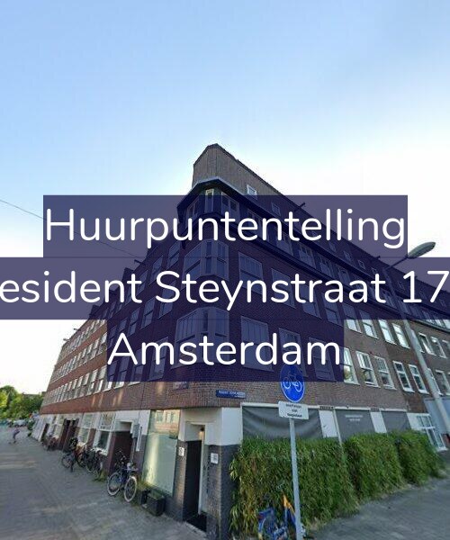 Foto gevel Huurpuntentelling voor President Steynstraat 17-1, Amsterdam