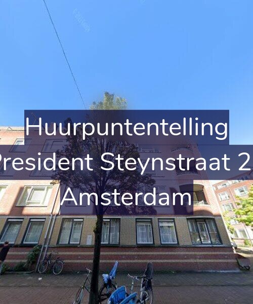 Foto gevel Huurpuntentelling voor President Steynstraat 22, Amsterdam