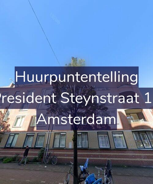 Foto gevel Huurpuntentelling voor President Steynstraat 12, Amsterdam