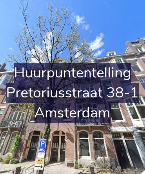 Foto gevel Huurpuntentelling voor Pretoriusstraat 38-1, Amsterdam