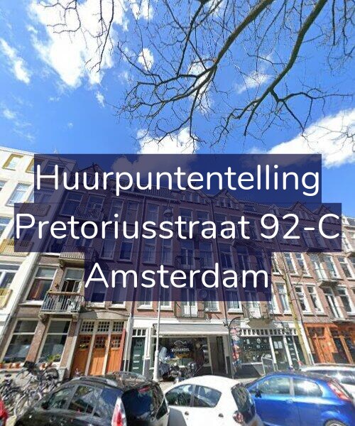 Foto gevel Huurpuntentelling voor Pretoriusstraat 92-C, Amsterdam