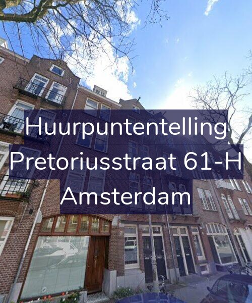 Foto gevel Huurpuntentelling voor Pretoriusstraat 61-H, Amsterdam