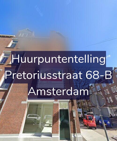 Foto gevel Huurpuntentelling voor Pretoriusstraat 68-B, Amsterdam