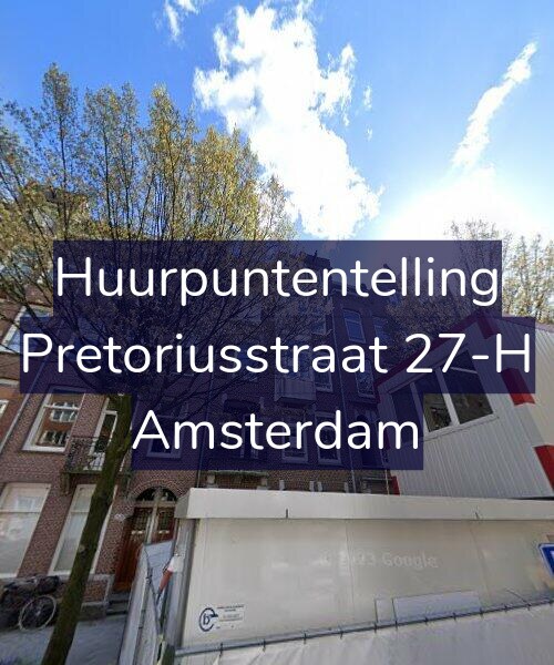 Foto gevel Huurpuntentelling voor Pretoriusstraat 27-H, Amsterdam