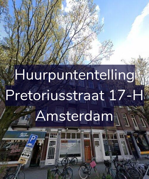 Foto gevel Huurpuntentelling voor Pretoriusstraat 17-H, Amsterdam