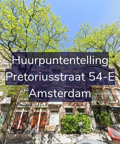 Foto gevel Huurpuntentelling voor Pretoriusstraat 54-E, Amsterdam