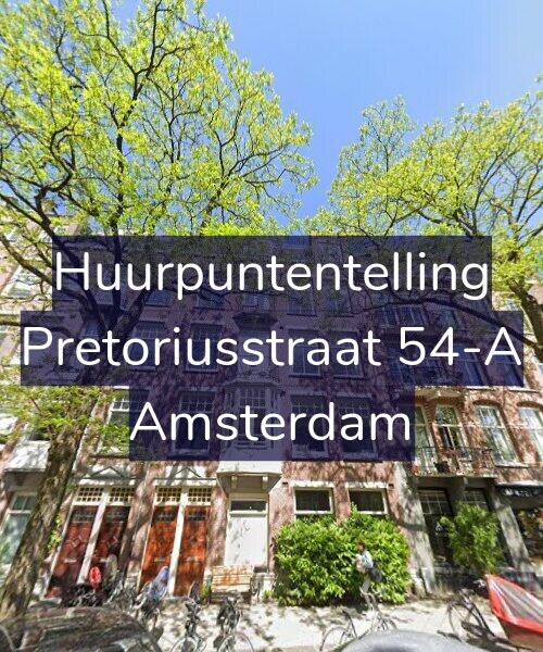 Foto gevel Huurpuntentelling voor Pretoriusstraat 54-A, Amsterdam