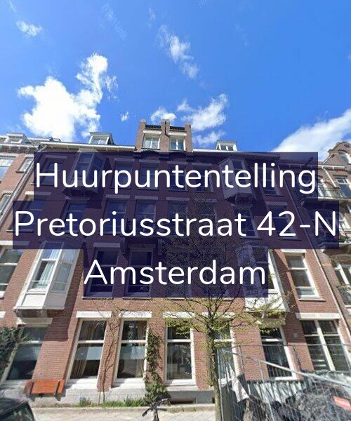 Foto gevel Huurpuntentelling voor Pretoriusstraat 42-N, Amsterdam