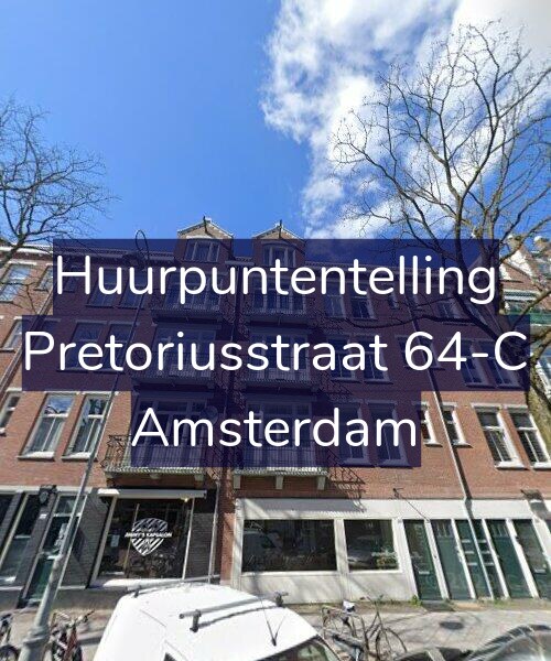 Foto gevel Huurpuntentelling voor Pretoriusstraat 64-C, Amsterdam