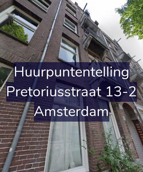 Foto gevel Huurpuntentelling voor Pretoriusstraat 13-2, Amsterdam