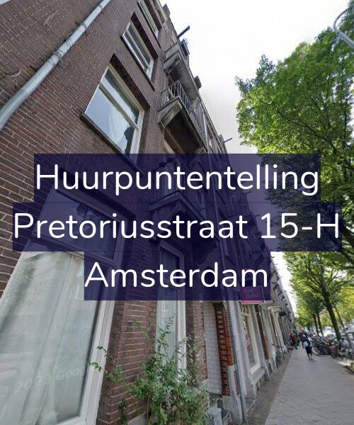 Foto gevel Huurpuntentelling voor Pretoriusstraat 15-H, Amsterdam