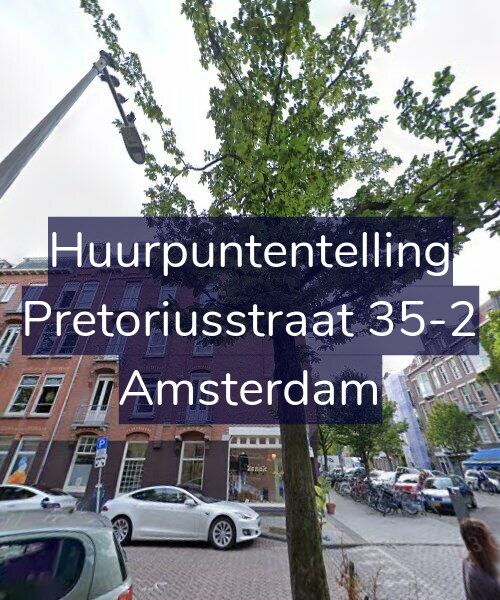 Foto gevel Huurpuntentelling voor Pretoriusstraat 35-2, Amsterdam