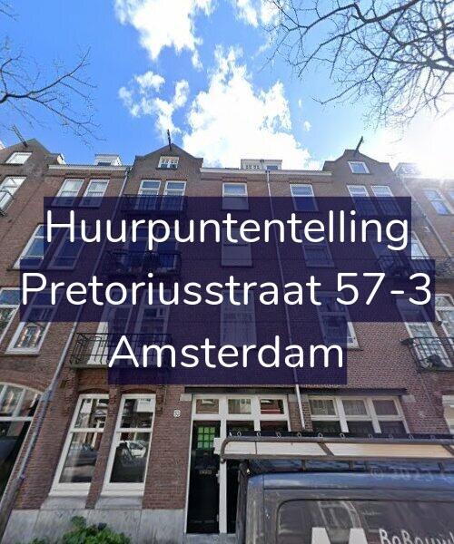 Foto gevel Huurpuntentelling voor Pretoriusstraat 57-3, Amsterdam