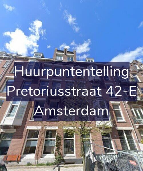 Foto gevel Huurpuntentelling voor Pretoriusstraat 42-E, Amsterdam