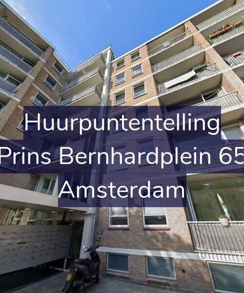 Foto gevel Huurpuntentelling voor Prins Bernhardplein 65, Amsterdam