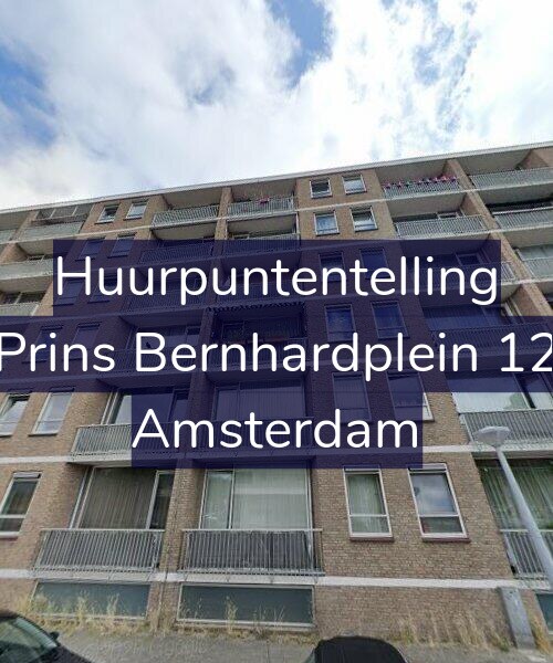 Foto gevel Huurpuntentelling voor Prins Bernhardplein 12, Amsterdam